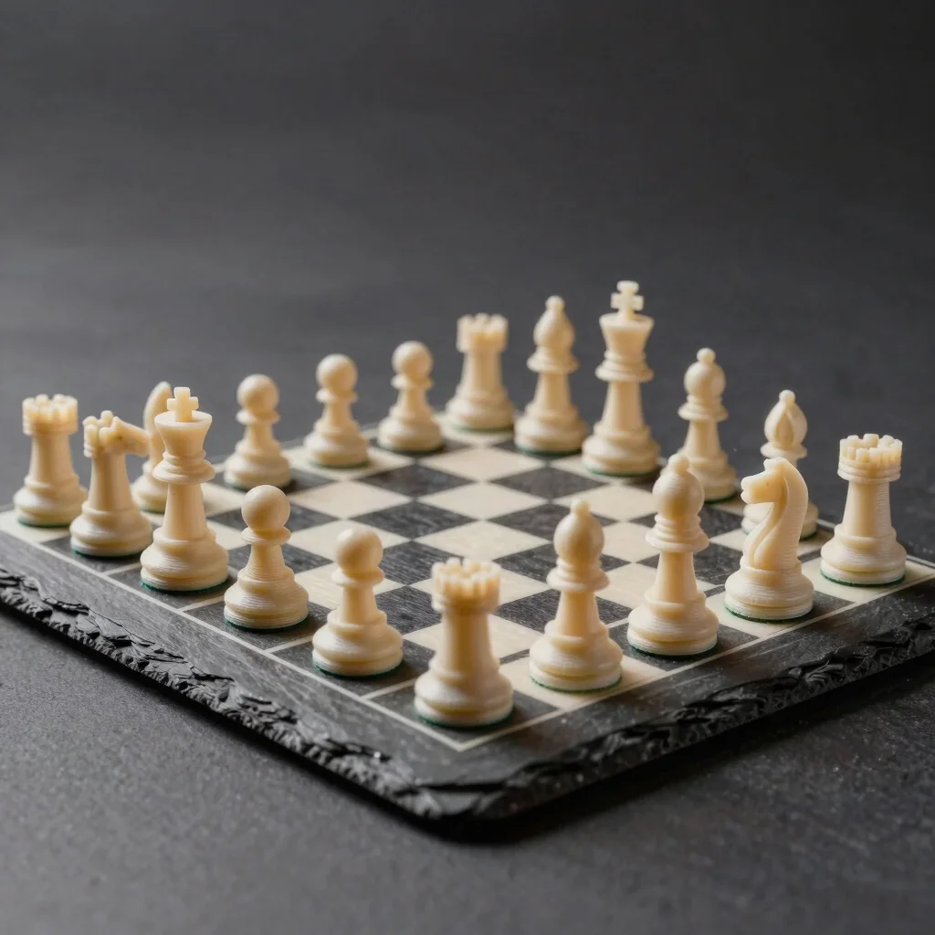 Jogo de Xadrez Estrutural 3D